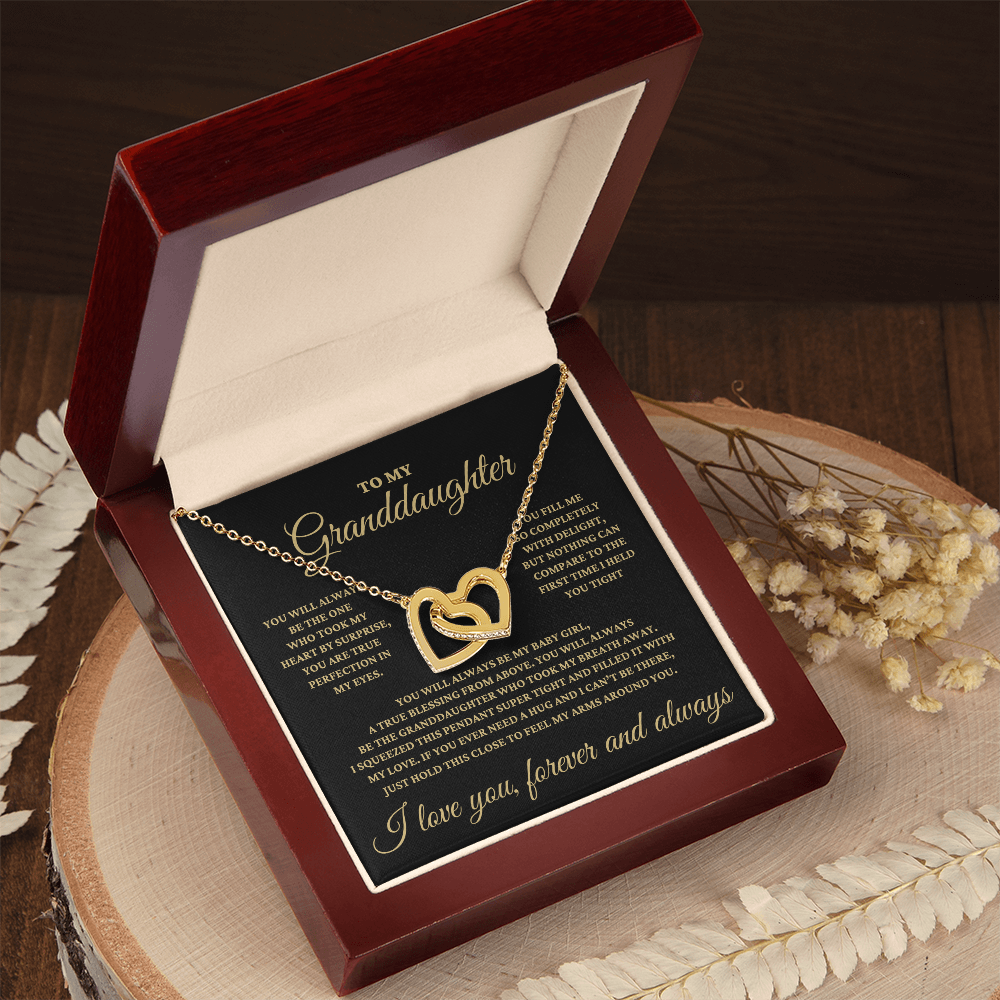Granddaughter, You Will Always Be My Baby Girl Necklace