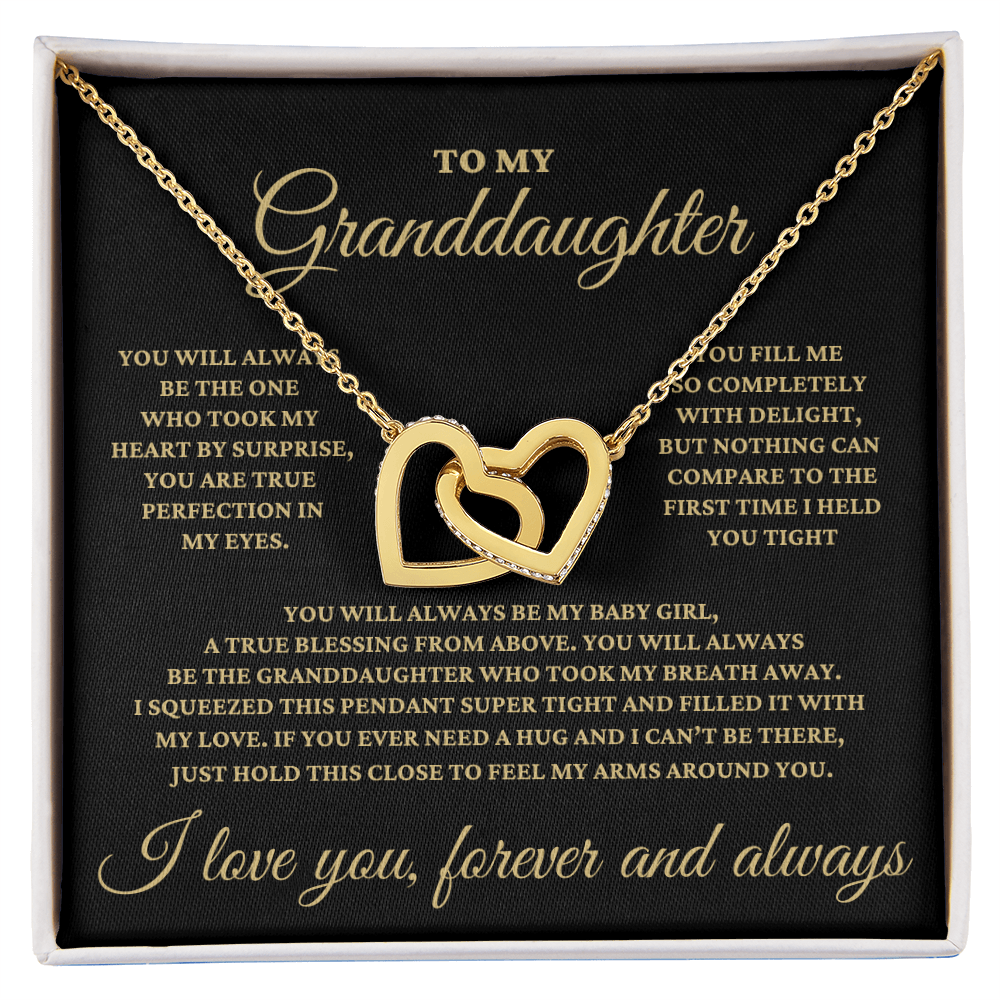Granddaughter, You Will Always Be My Baby Girl Necklace