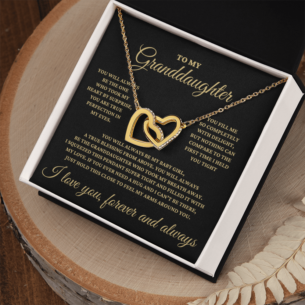Granddaughter, You Will Always Be My Baby Girl Necklace