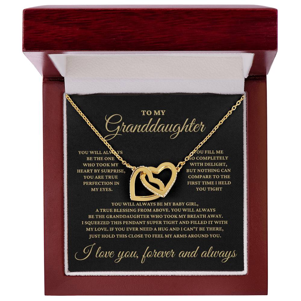 Granddaughter, You Will Always Be My Baby Girl Necklace