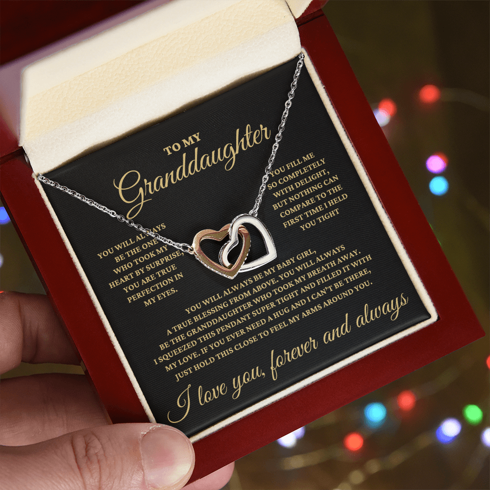 Granddaughter, You Will Always Be My Baby Girl Necklace